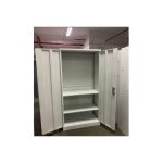 white-Metal Cupboard Locker